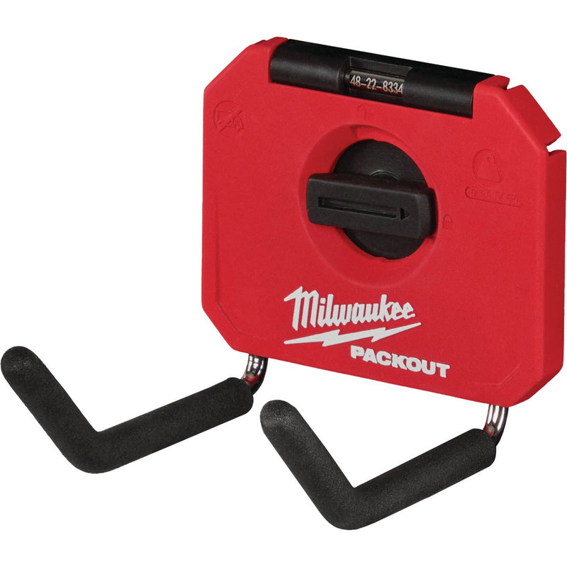 Milwaukee PACKOUT 4 In. Straight Hook, 15 Lb. Capacity