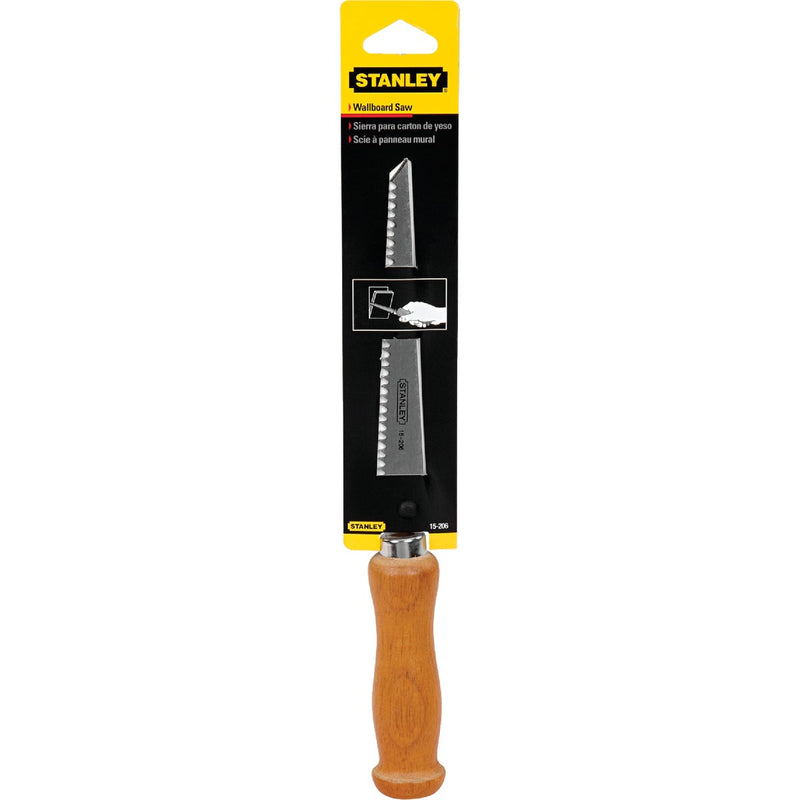 Stanley 6 In. 9 TPI Wood Handle Drywall Jab Saw