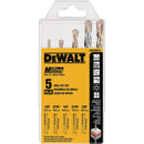 DEWALT Multi-Material Drill Bit Set (5-Pieces)
