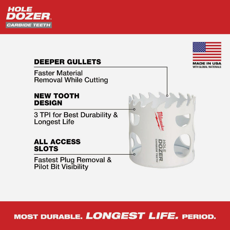 Milwaukee HOLE DOZER 6 In. Hole Saw with Carbide Teeth