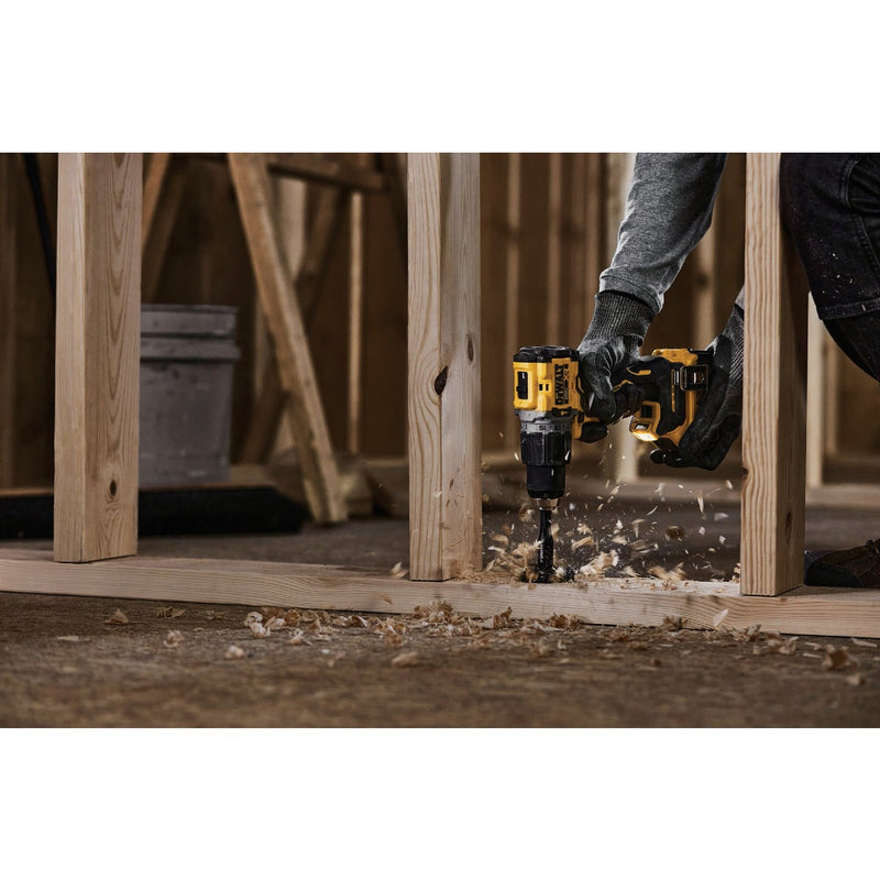 DEWALT 20V MAX XR Lithium-Ion Brushless 1/2 In. Compact Cordless Hammer Drill (Tool Only)