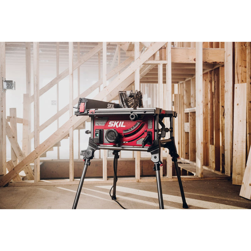 SKIL 15A 10 In. Table Saw with Integrated Folding Stand