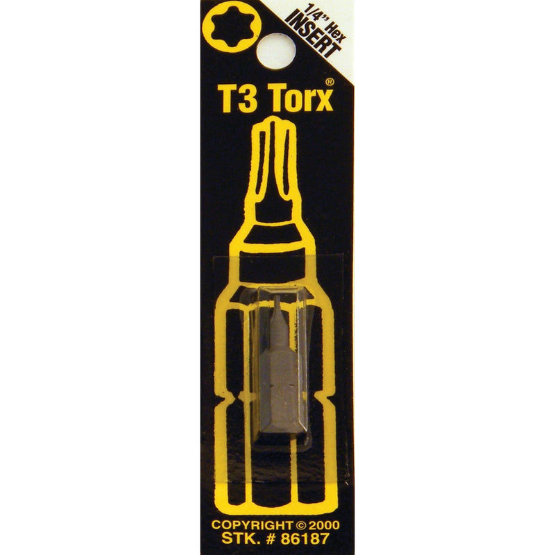 Best Way Tools T3 TORX Insert Hex Screwdriver Bit