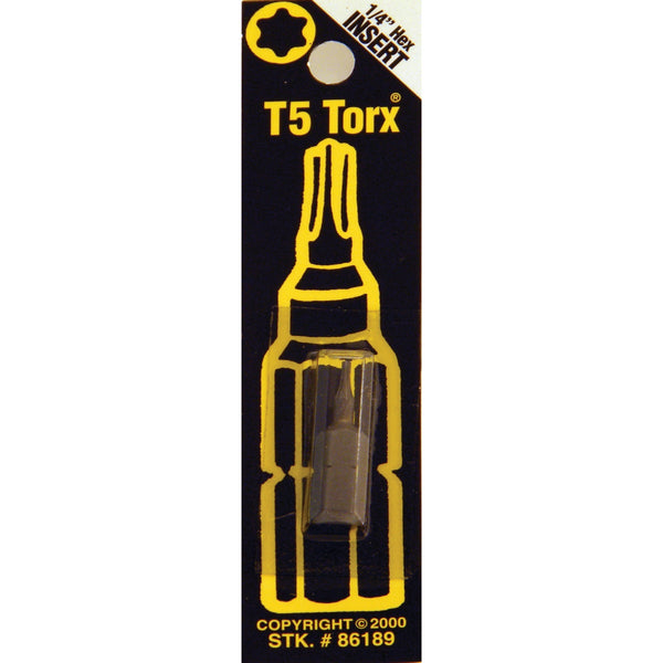 Best Way Tools T5 TORX Insert Hex Screwdriver Bit