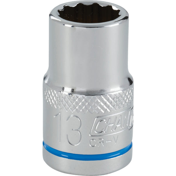 Channellock 1/2 In. Drive 13 mm 12-Point Shallow Metric Socket