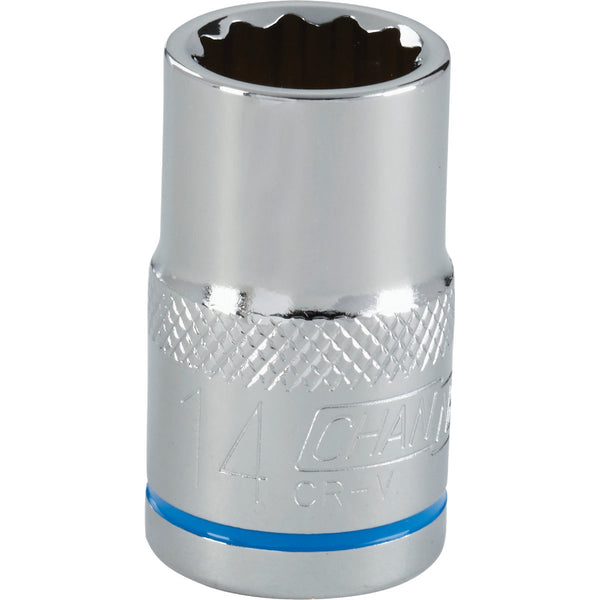 Channellock 1/2 In. Drive 14 mm 12-Point Shallow Metric Socket