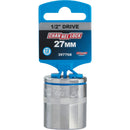 Channellock 1/2 In. Drive 27 mm 12-Point Shallow Metric Socket