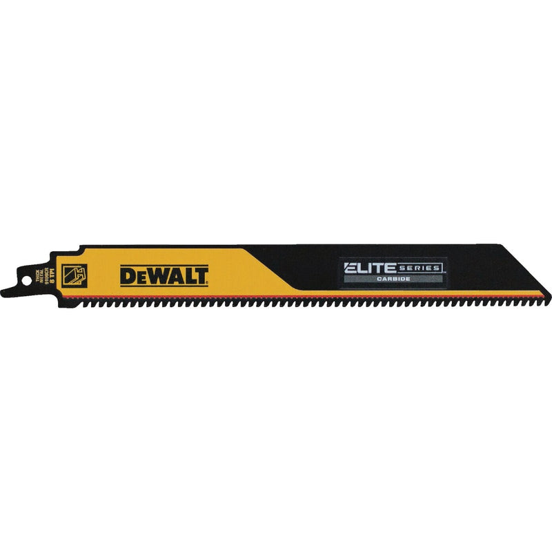 DEWALT Elite Series 9 In 8 TPI Thick Metal Cutting Reciprocating Saw Blade