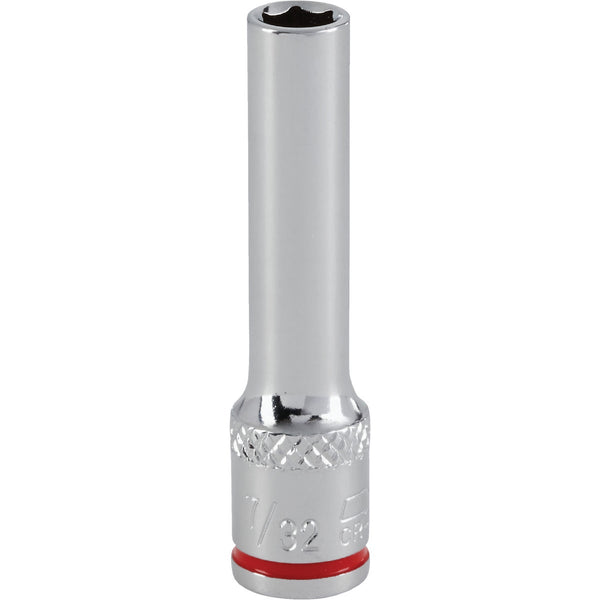 Channellock 1/4 In. Drive 7/32 In. 6-Point Deep Standard Socket