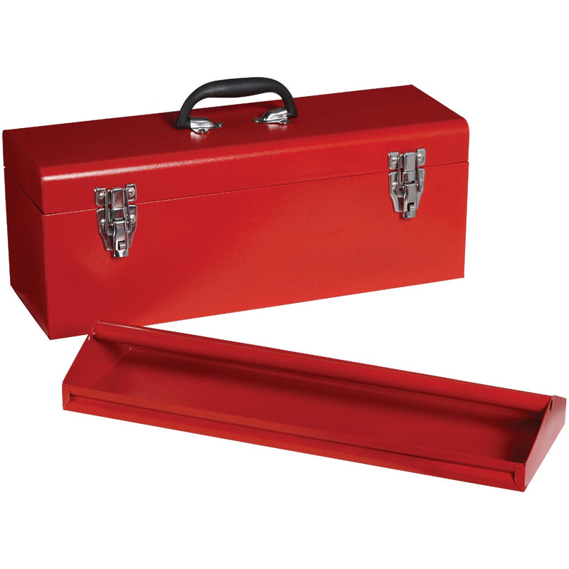 20 In. Red Steel Toolbox