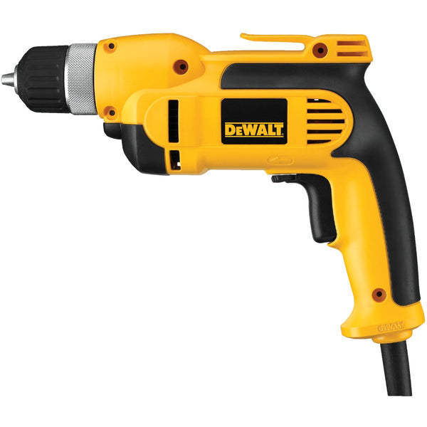 DEWALT 3/8 In. 8-Amp Keyless Electric Drill with Case