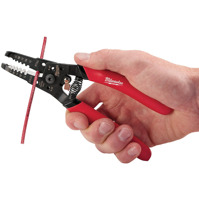 Milwaukee 7 In. 10 AWG to 20 AWG Solid/Stranded Wire Stripper/Cutter