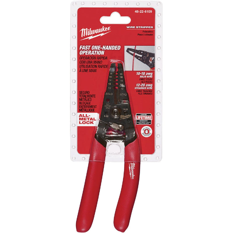 Milwaukee 7 In. 10 AWG to 20 AWG Solid/Stranded Wire Stripper/Cutter