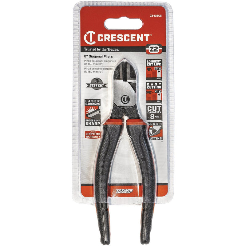 Crescent 6 In. Z2 Dual Material Diagonal Cutting Pliers