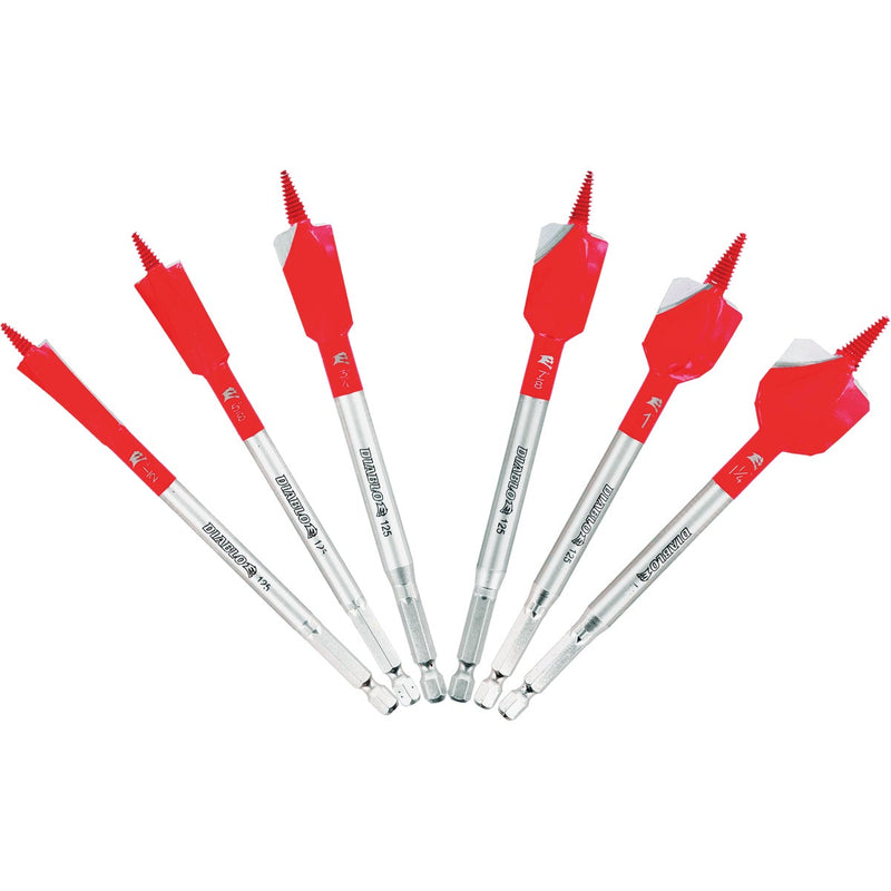 Diablo Demo Demon Spade Bit Set (6-Piece)