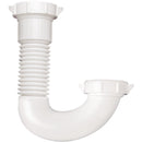 Do it Best 1-1/4 In. x 1-1/2 In. White Plastic J-Bend