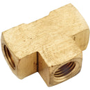 Anderson Metals 1/8 In. Yellow Brass Tee