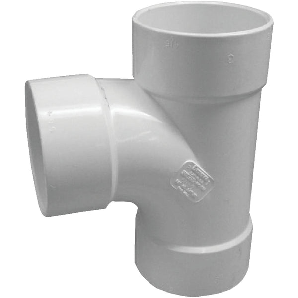 IPEX Canplas Sanitary Tee 3 In. PVC Sewer and Drain Tee