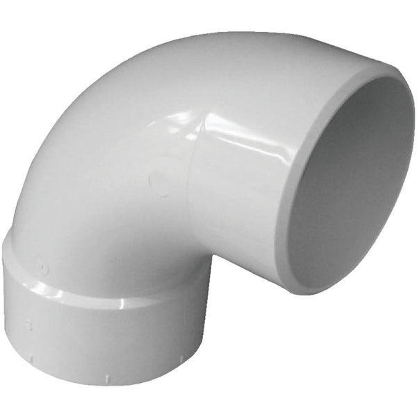 IPEX 3 In. SDR 35 90 Deg. PVC Sewer and Drain Street Elbow (1/4 Bend)