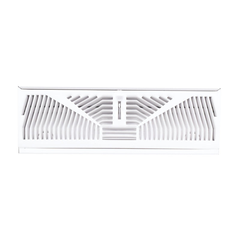 Selkirk 15 In. White Steel Baseboard Diffuser