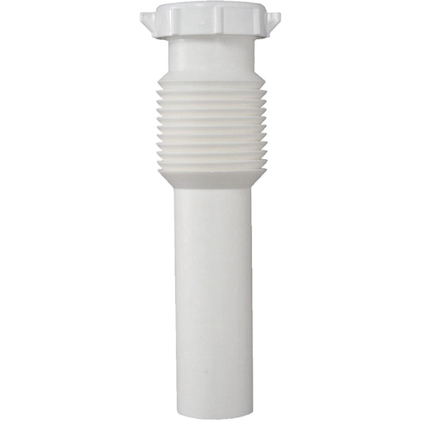 Do it Best 1-1/2 In. x 12 In. White Plastic Extension Tube