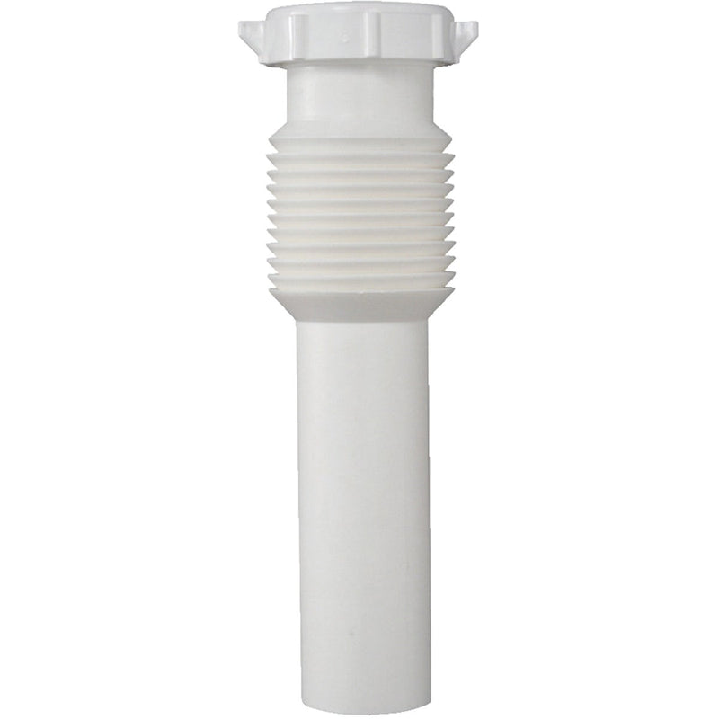 Do it Best 1-1/2 In. x 12 In. White Plastic Extension Tube