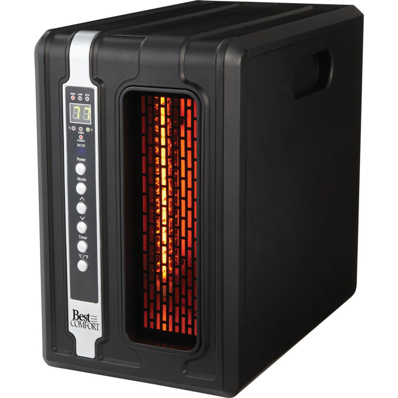 Best Comfort 1500W 120V Quartz Heater with Remote