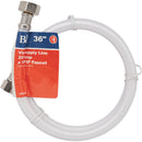 Do it Best 1/2 In. F X 3/8 In. OD X 36 In. L Vinyl Faucet Connector
