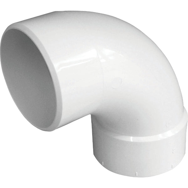 IPEX 4 In. SDR 35 90 Deg. PVC Sewer and Drain Street Elbow (1/4 Bend)