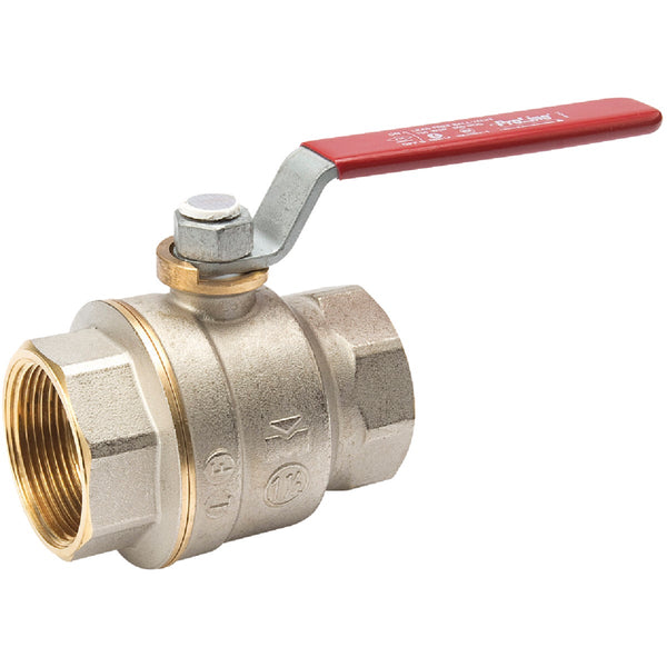 ProLine 1-1/2 In. FIP x 1-1/2 In. Brass FIP Ball Valve