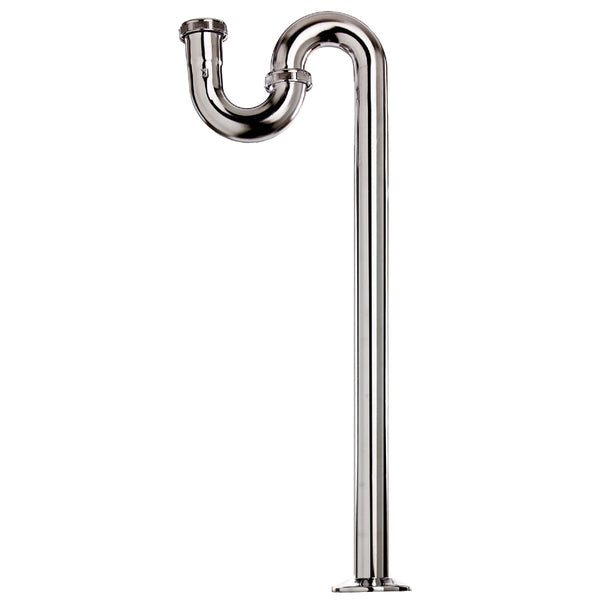 Do it Best 1-1/4 In. x 20-1/2 In. Polished Chrome Plated S-Trap