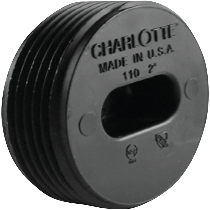 Charlotte Pipe 3 In. MIP Countersunk ABS Plug