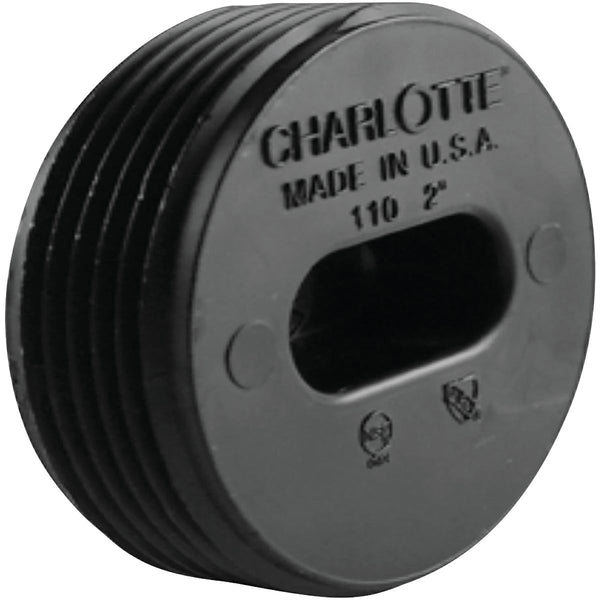 Charlotte Pipe 4 In. MIP Countersunk ABS Plug