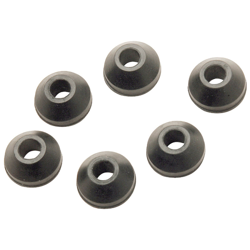 Do it Best 17/32 In. Black Beveled Faucet Washer (6 Ct.)