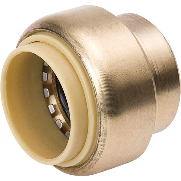 ProLine 1 In. PF Brass Push Fit Cap