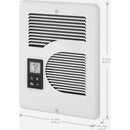 Cadet Energy Plus 1600W 240V Electric Fan-Forced Heater with Digital Thermostat, White