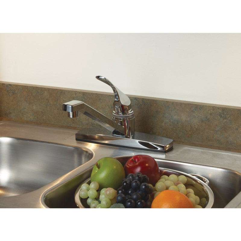 Home Impressions 1-Handle Lever Non-Metallic Kitchen Faucet, Chrome