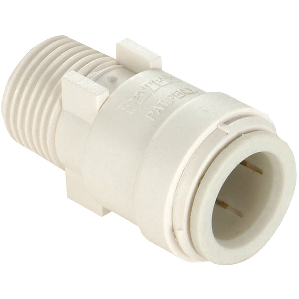 Watts Aqualock 1/2 In. CTS x 3/8 In. MPT Quick Connect Plastic Connector