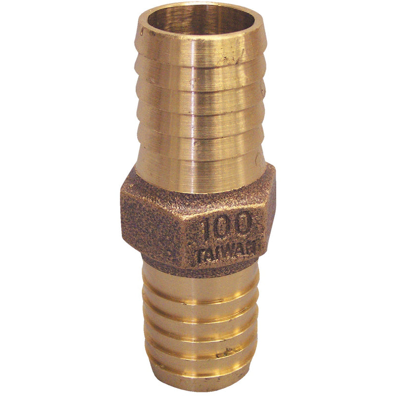 Merrill 1/2 In. Low Lead Brass Hose Barb Insert Coupling