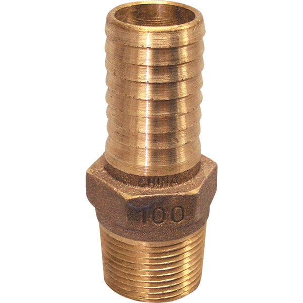 Merrill 1-1/4 In. MIP x 1-1/4 In. Insert Brass Hose Barb