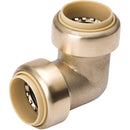 ProLine 1/2 In. PF Brass Push Fit 90 Elbow