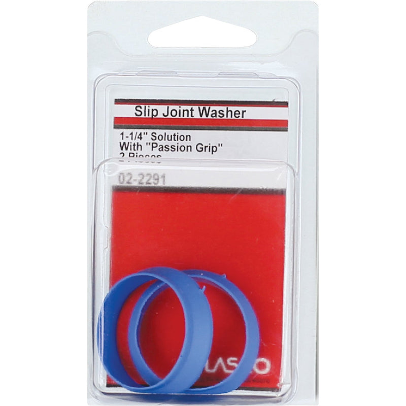 Lasco 1-1/4 In. Blue Vinyl Slip Joint Washer (2-Pack)