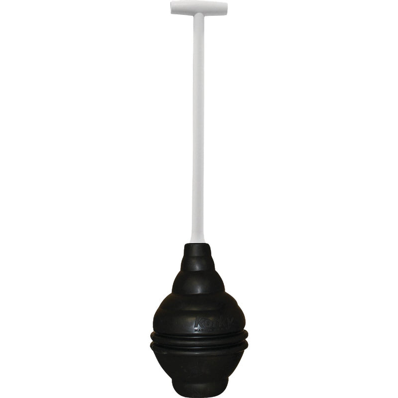 Korky Flexible Bellowed Head 6.5" Toilet Plunger