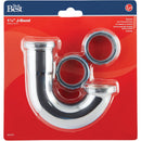 Do it Best 1-1/4 In. Chrome Plated J-Bend, Carded
