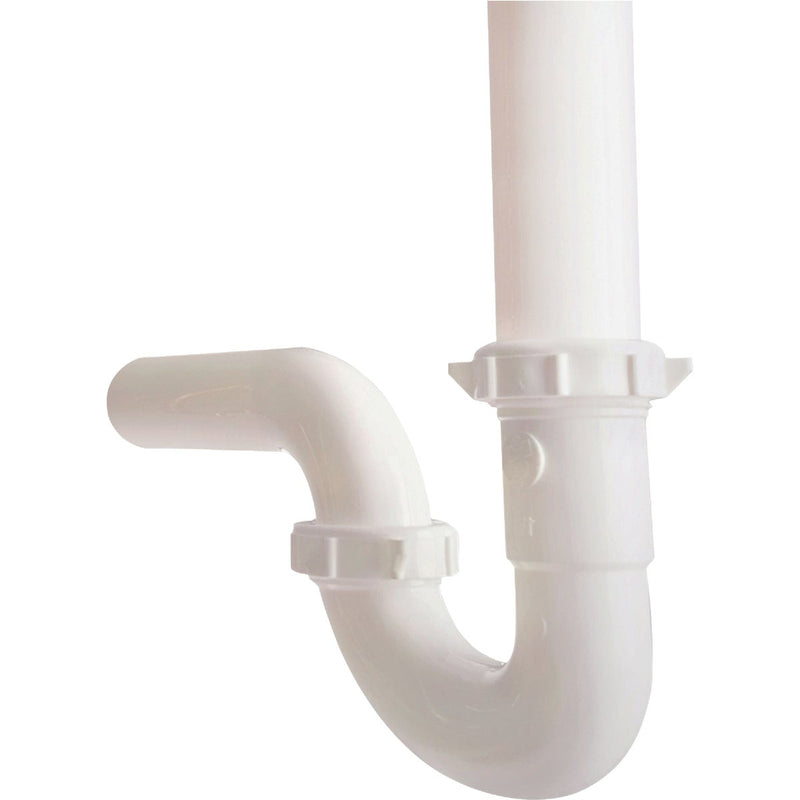 Keeney 1-1/2" x 7" White Polypropylene Wall Tube