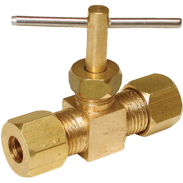 Dial 1/4 In. Brass Compression Needle Evaporative Cooler Valve