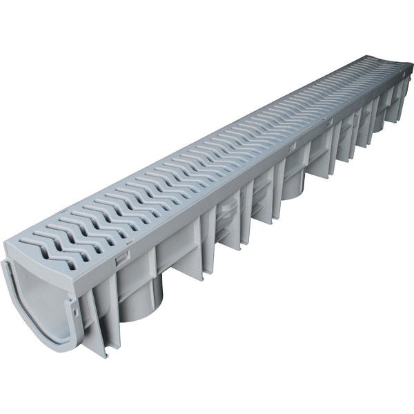 Fernco 39.5 In. Gray Polypropylene Storm Channel Drain