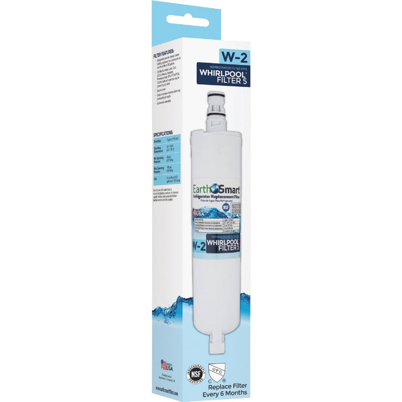 EarthSmart W2 Whirlpool Icemaker & Refrigerator Water Filter Cartridge