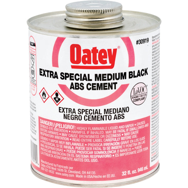 Oatey 32 Oz. Medium Bodied Black Extra Special ABS Cement