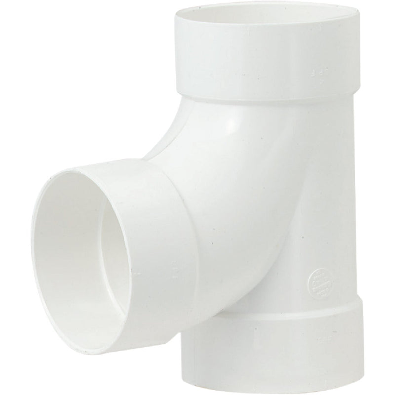 IPEX Sanitary Tee 6 In. PVC Sewer and Drain Tee